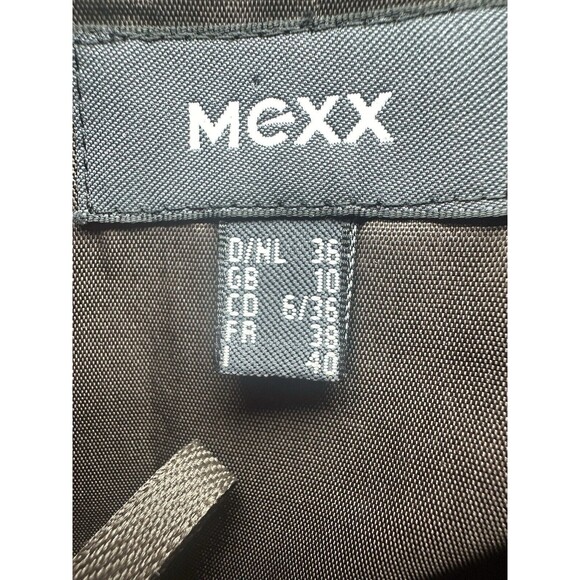 MEXX Wool Blend Brown Plaid Preppy Y2K Mini Skirt SIZE 10 - Picture 4 of 9